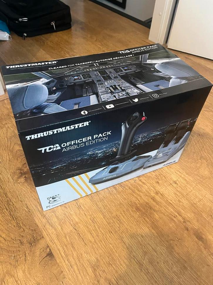Thrustmaster TCA Officer Pack Airbus Edition, Computers en Software, Joysticks, Zo goed als nieuw, Ophalen of Verzenden