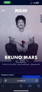 GEZOCHT! 4x zitplaatsen bruno mars naast elkaar, Tickets en Kaartjes, Concerten | Pop, Drie personen of meer