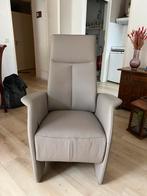 Lig/zit fauteuil, grijs/beige, Huis en Inrichting, Fauteuils, Ophalen of Verzenden, Zo goed als nieuw, 75 tot 100 cm
