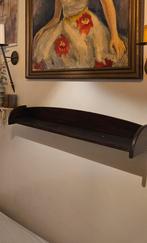 Franse antieke houten wandplank donkerbruin, Antiek en Kunst, Ophalen
