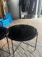 Marmeren Salontafels merk ZUIVER - Set van 2, Huis en Inrichting, Tafels | Bijzettafels, Ophalen, Zo goed als nieuw, Rond, Overige materialen