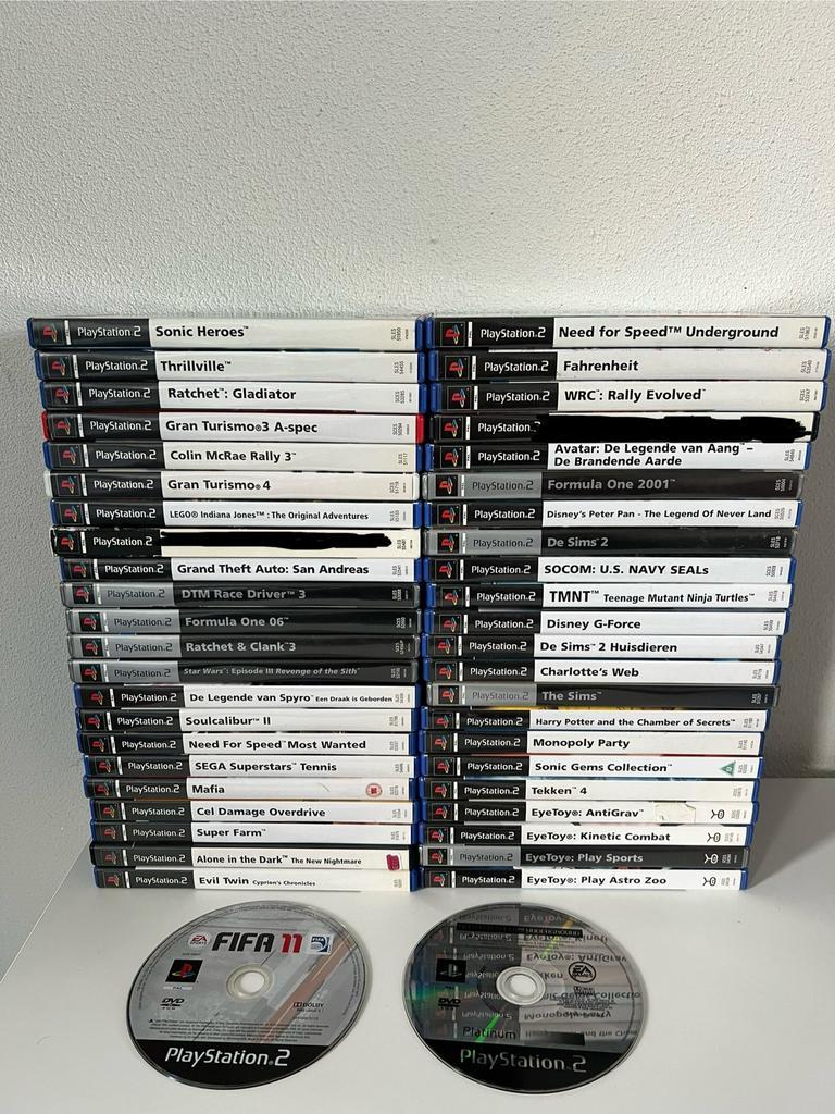 Games spellen PS2 zie omschrijving, 3 spelers of meer, Ophalen of Verzenden, Zo goed als nieuw, Vanaf 3 jaar