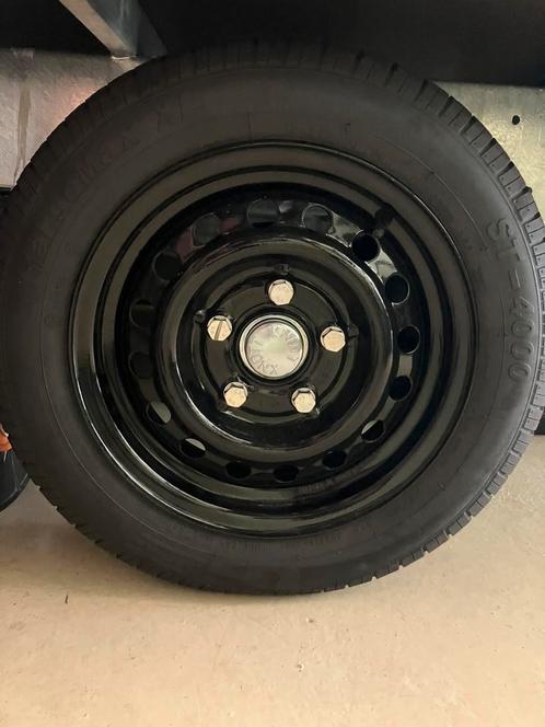 Nieuwe zwarte velgen 4,5j x 13 inch voor aanhanger, Auto diversen, Aanhangwagen-onderdelen, Nieuw, Ophalen