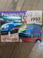 Toyota personen auto Rai brochure 1997, Toyota, Ophalen of Verzenden, Zo goed als nieuw, Toyota