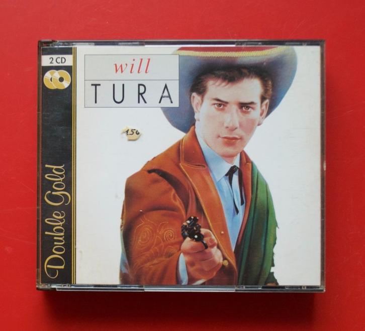 2cd Will Tura Double gold oude liedjes Lach ermee + Angelina, Cd's en Dvd's, Cd's | Nederlandstalig, Gebruikt, Pop, Boxset, Ophalen of Verzenden