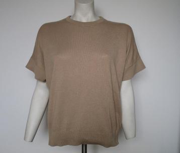 Nr.73: Truitje Top van Selected Femme maat S Beige in zeer g beschikbaar voor biedingen