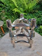 3 nagel kandelaars modulair BMF, Huis en Inrichting, Woonaccessoires | Kandelaars en Kaarsen, Ophalen of Verzenden, Minder dan 25 cm