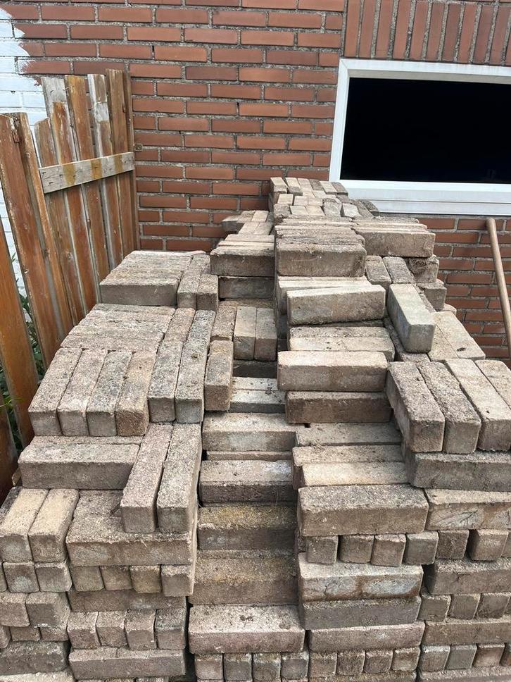 Betonklinkers, Tuin en Terras, Tegels en Klinkers, Gebruikt, Klinkers, Beton, 10 m² of meer, Ophalen