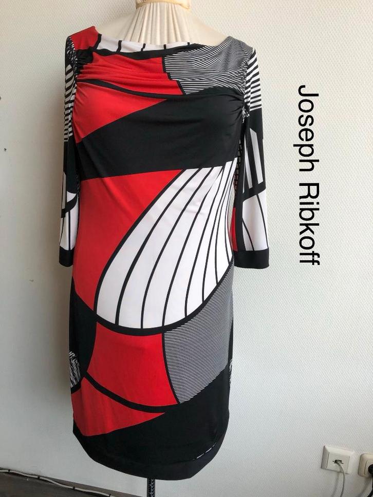 Joseph Ribkoff Jurk  (mt: 42) 5,6/5988, Kleding | Dames, Jurken, Zo goed als nieuw, Maat 42/44 (L), Zwart, Knielengte, Ophalen of Verzenden