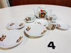Mini servies nr. 4, met beren, 11-delig, Antiek en Kunst, Ophalen of Verzenden