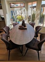 Ovale tafel, 200 cm of meer, Ophalen of Verzenden, Zo goed als nieuw, Vijf personen of meer