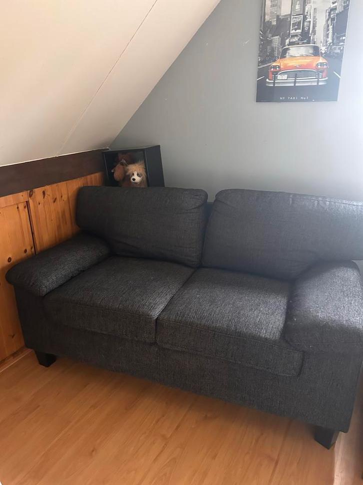 2-zits bankje Jysk, Huis en Inrichting, Banken | Bankstellen, Gebruikt, Rechte bank, Tweepersoons, 150 tot 200 cm, 75 tot 100 cm