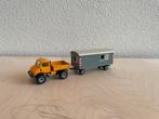 Siku Mercedes Benz Unimog + schaftwagen, Ophalen of Verzenden, Zo goed als nieuw, Bus of Vrachtwagen, SIKU