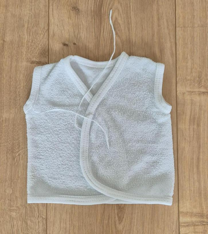 Badstof. Vintage. Overslaghemdjes. Lijken maat 62 / 68., Kinderen en Baby's, Babykleding | Maat 62, Gebruikt, Jongetje of Meisje