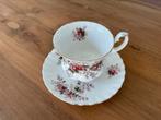Royal Albert mokka kop&schotel Lavender Rose, Ophalen of Verzenden, Zo goed als nieuw, Porselein, Kop en/of schotel
