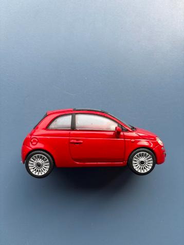 Rode Fiat 500 Modelauto - newray beschikbaar voor biedingen