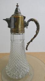 Leonard Italië kristal en verzilverde wijn/water kan [1362], Antiek en Kunst, Ophalen