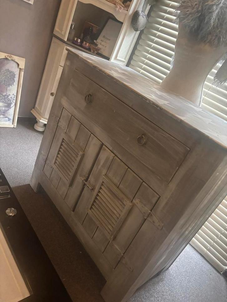 Complete babykamer lichtgrijs met witte sterren, Kinderen en Baby's, Kinderkamer | Complete kinderkamers, Zo goed als nieuw, Jongetje of Meisje