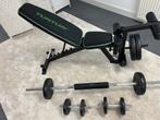 Tunturi sportbank - barbell - halters - gewichten, Ophalen, Fitnessbank