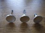 3 knoppen voor kastdeurtjes, Verzenden, Zo goed als nieuw