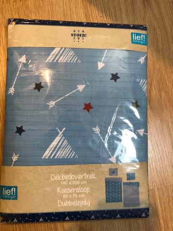 Dekbedovertrek stoer lief lifestyle eenpersoons nieuw beschikbaar voor biedingen