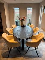 Ovale eettafel, Ophalen, 100 tot 150 cm, 200 cm of meer, Zo goed als nieuw