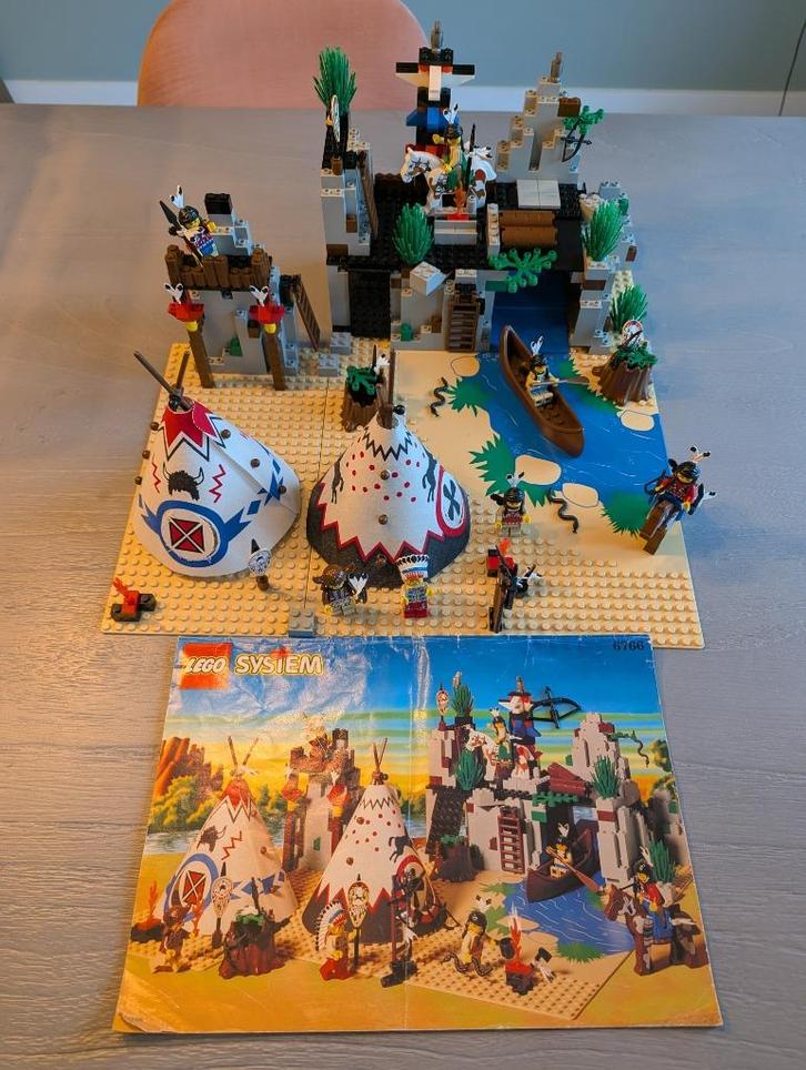 LEGO 6766 - Rapid River Village - Western (1997) compleet!, Kinderen en Baby's, Speelgoed | Duplo en Lego, Gebruikt, Lego, Complete set