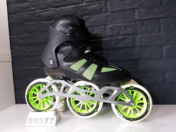 Atom Pro Fit Skeelers Skates 3x125 125mm Wielen Maat 43, Sport en Fitness, Skeelers, Nieuw, Inline skates 4 wielen, Overige merken