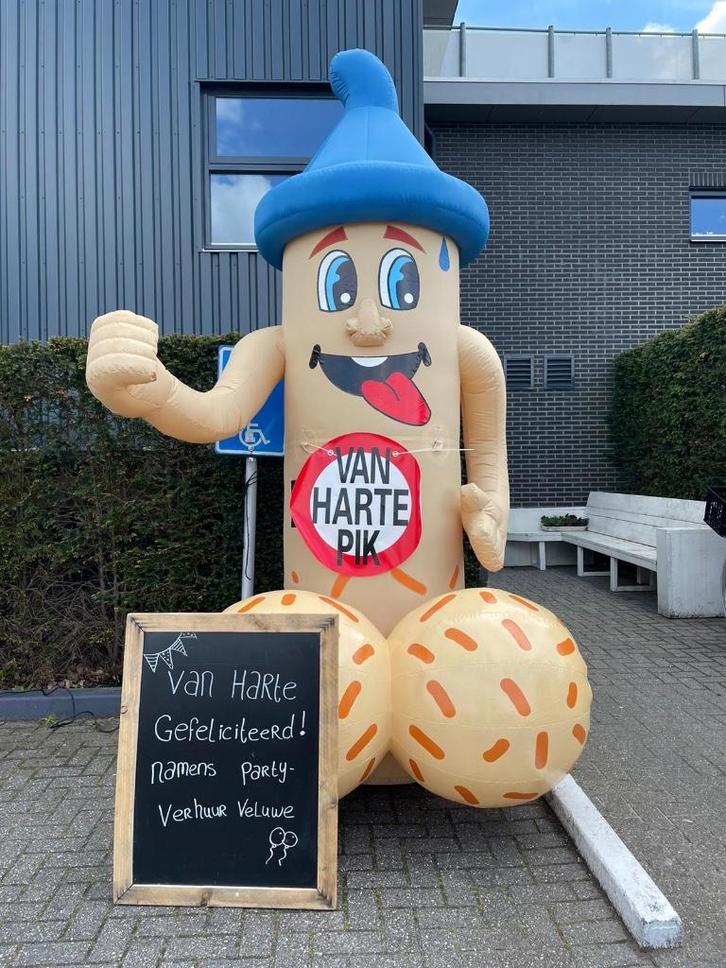Ouwe Lul Abraham | 2,5m Huren in Elburg, Hobby en Vrije tijd, Feestartikelen | Verhuur, Nieuw, Abraham of Sarah, Ophalen of Verzenden