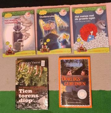 5x boek jeugd, oudersruilen, meisje groene ogen, tien torens beschikbaar voor biedingen