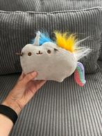 Pusheen regenboog knuffel eenhoorn grijze kat poes, Ophalen of Verzenden, Zo goed als nieuw, Poes