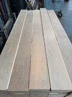 Eiken vloer 41m2 multivloer 18cm breed 1,5cm dik toplaag 4mm, Ophalen, Gebruikt, Vloerdelen of -planken, 10 m² of meer