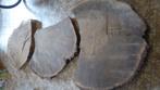 Robuuste kops hout boomstam tafelbladen, Overige vormen, Nieuw, 100 tot 150 cm, Eikenhout