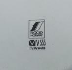 Figgjo Flint Norway Servies F555 Lichtgrijs met Bruin randje, Huis en Inrichting, Ophalen of Verzenden, Zo goed als nieuw, Bord(en)