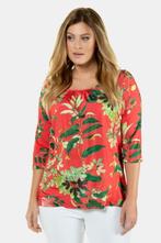 Nieuw rood met groen slinky tuniek Ulla Popken maat 50 52, Blouse of Tuniek, Nieuw, Ulla Popken, Ophalen of Verzenden