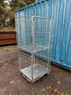 verzinkte rolcontainers / rolkooien met tussenschap, 100 liter of meer, Ophalen, Zo goed als nieuw, Transportkar