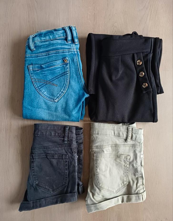 Leuk broeken pakket maat 134, Kinderen en Baby's, Kinderkleding | Maat 134, Zo goed als nieuw, Meisje, Broek, Ophalen of Verzenden