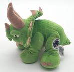 Jurassic World Triceratops Dinosaurus knuffel 26cm lang, Ophalen of Verzenden, Zo goed als nieuw, Overige typen