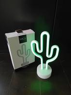 Groene cactus neon lamp, Ophalen of Verzenden, Zo goed als nieuw