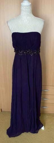 Monsoon lange jurk van zijde maat 46 [v], Kleding | Dames, Gelegenheidskleding, Zo goed als nieuw, Galajurk, Maat 46/48 (XL) of groter