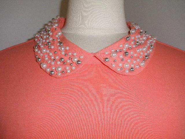 H&M sweater roze met parels maat M, Kleding | Dames, Truien en Vesten, Zo goed als nieuw, Maat 38/40 (M), Roze, Ophalen of Verzenden