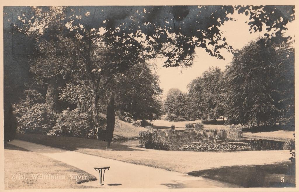 Zeist - 937 - twa : Wilhelminavijver - Fotokaart, Verzenden, 1920 tot 1940, Utrecht