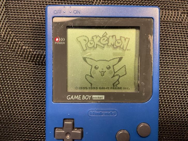 Game Boy Pocket - Blauw, Spelcomputers en Games, Spelcomputers | Nintendo Game Boy, Gebruikt, Game Boy Pocket, Ophalen of Verzenden
