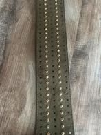 Suedine riem 115 legergroen., Verzenden, Zo goed als nieuw, Overige kleuren, 100 cm of meer