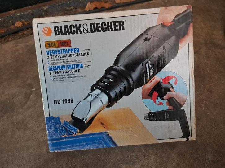 Black & decker verfstripper, Doe-het-zelf en Verbouw, Gereedschap | Schuurmachines, Nieuw, Overige typen, 1200 watt of meer, Ophalen