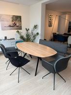 Mobitec eettafel Deens ovaal 180x100 eiken wit, Ophalen, 100 tot 150 cm, Eikenhout, Zo goed als nieuw