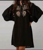 Antik Batik zwarte jurk met bloemdetails AKTIE NU 0.99 DHL!, Zwart, Antik batik, Ophalen of Verzenden, Zo goed als nieuw