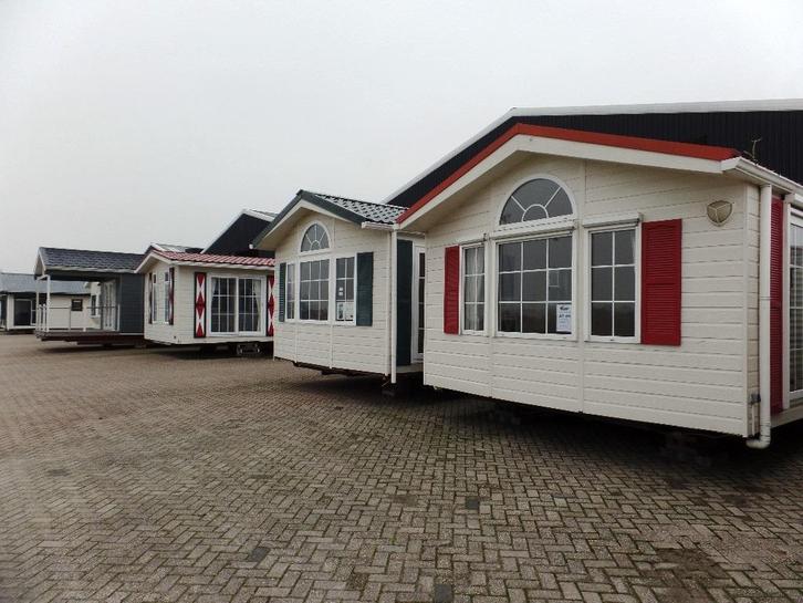 Diverse Arcabo chalets met 2 slaapkamers voorradig, Caravans en Kamperen, Stacaravans, tot en met 4, Ophalen