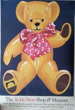 Teddy Bear Museum, museumposter uit de 80/90er jaren, Deurposter of groter, Ophalen of Verzenden, Overige onderwerpen, Rechthoekig Staand