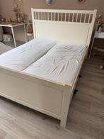 Hemnes IKEA Bed 160x200, Ophalen, Gebruikt, Wit, Tweepersoons